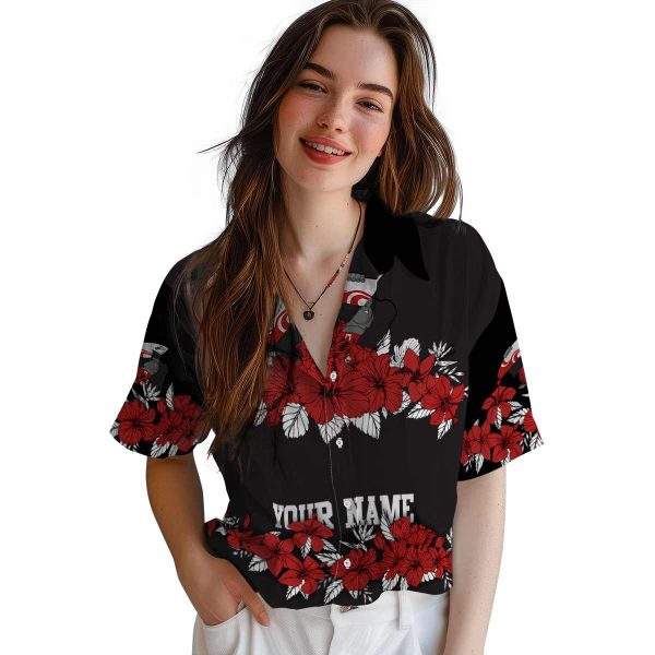 Monkey Hibiscus Stripe Hawaiian Shirt Trendy