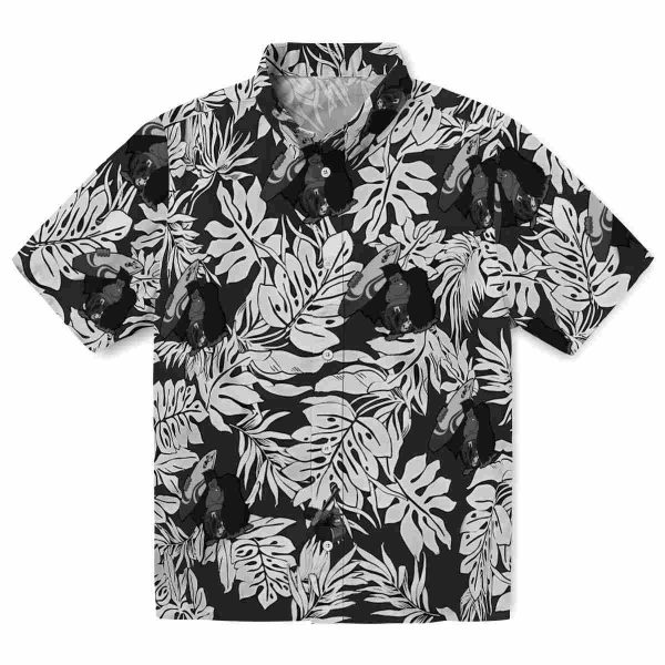 Monkey Monstera Leaf Pattern Hawaiian Shirt Best selling