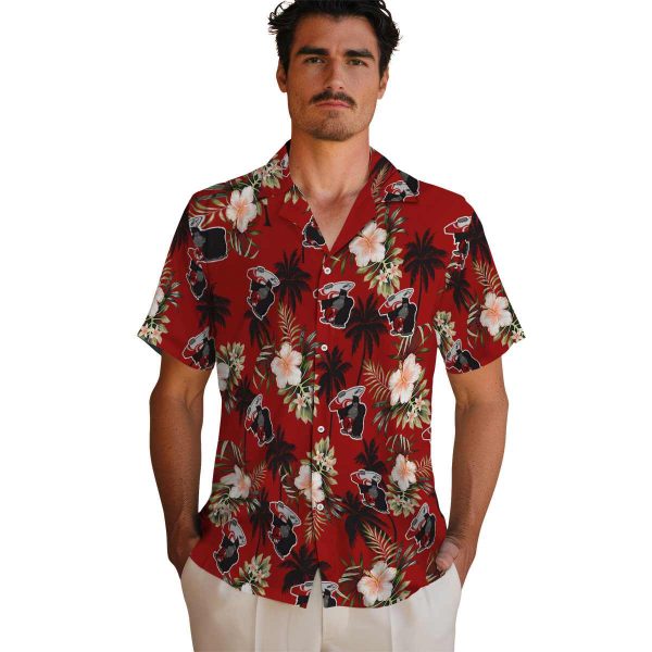 Monkey Palm Tree Flower Hawaiian Shirt High quality