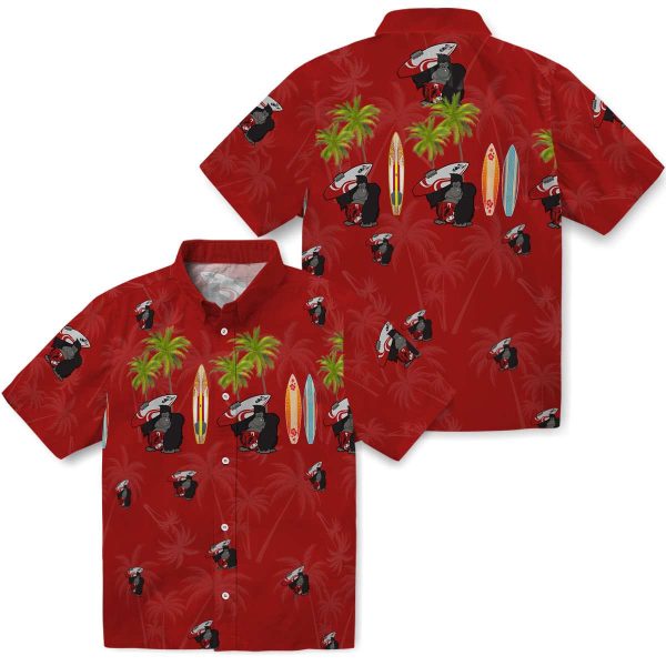 Monkey Surfboard Palm Hawaiian Shirt Latest Model 1