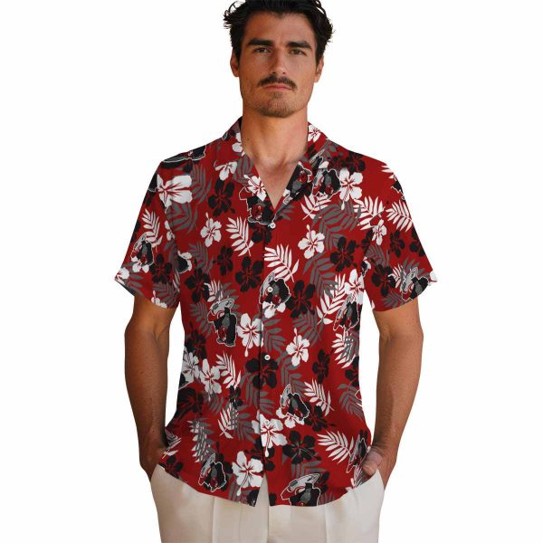 Monkey Tropical Floral Hawaiian Shirt High quality