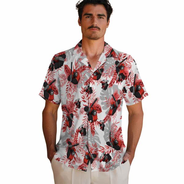 Monkey Tropical Leaves Hawaiian Shirt High quality