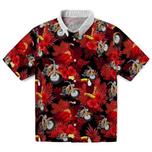 Motorcycle Floral Toucan Hawaiian Shirt Best selling