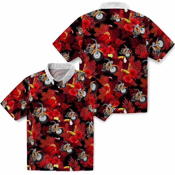 Motorcycle Floral Toucan Hawaiian Shirt Latest Model