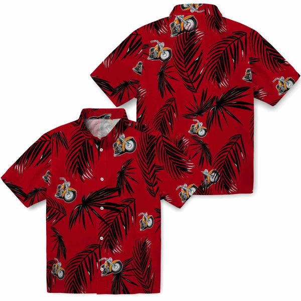 Motorcycle Palm Leaf Hawaiian Shirt Latest Model