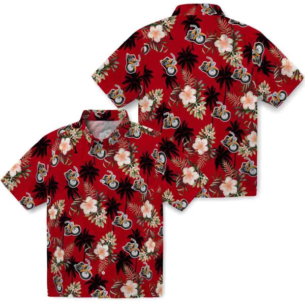 Motorcycle Palm Tree Flower Hawaiian Shirt Latest Model