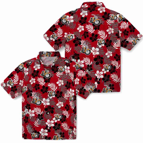 Motorcycle Tropical Floral Hawaiian Shirt Latest Model