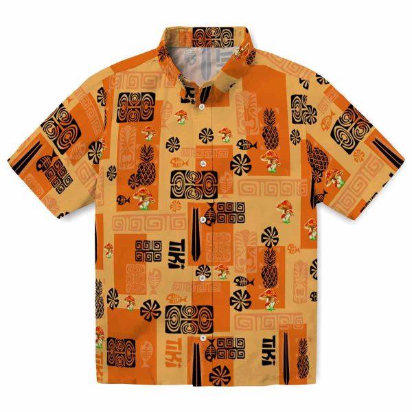 Mushroom Tribal Symbols Hawaiian Shirt Best selling