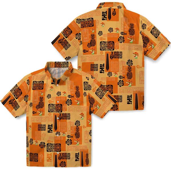 Mushroom Tribal Symbols Hawaiian Shirt Latest Model