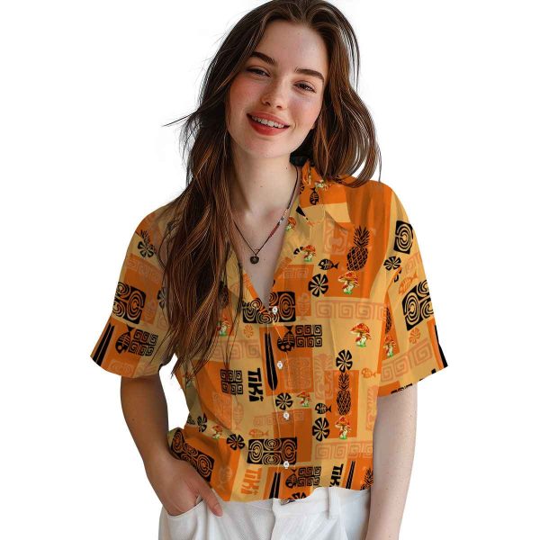 Mushroom Tribal Symbols Hawaiian Shirt Trendy