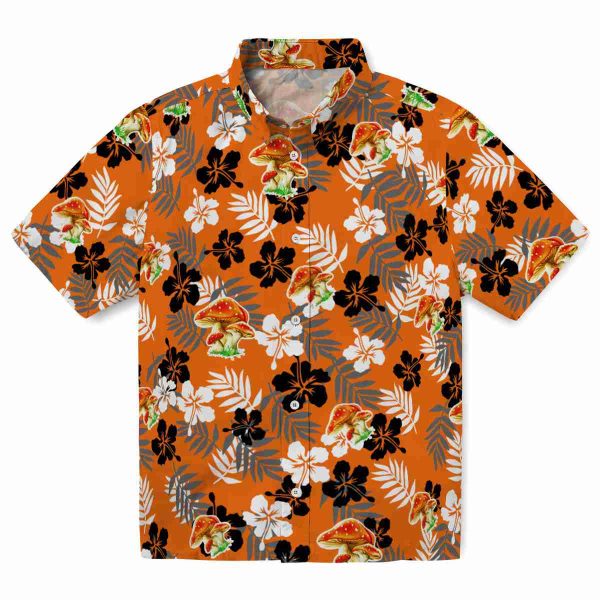 Mushroom Tropical Floral Hawaiian Shirt Best selling