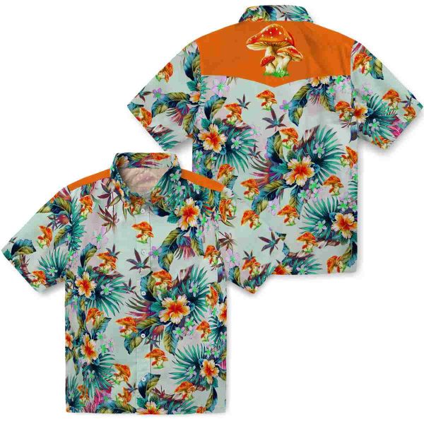 Mushroom Tropical Foliage Hawaiian Shirt Latest Model