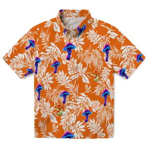 Mushroom Tropical Leaf Hawaiian Shirt Best selling