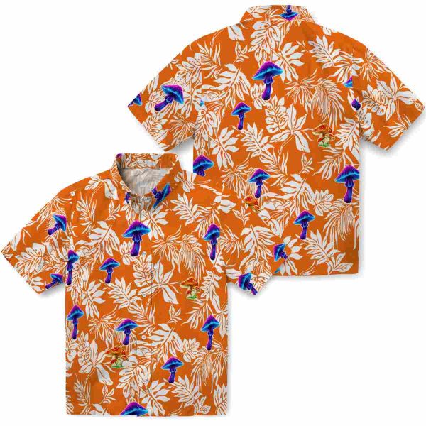 Mushroom Tropical Leaf Hawaiian Shirt Latest Model