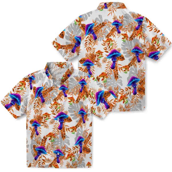 Mushroom Tropical Leaves Hawaiian Shirt Latest Model