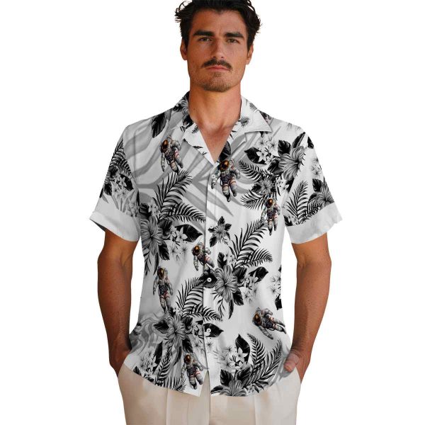 Nasa Hibiscus Palm Leaves Hawaiian Shirt High quality