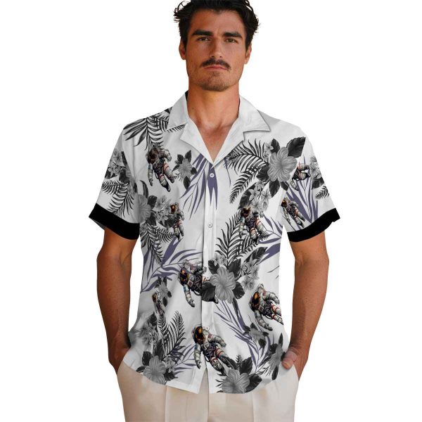 Nasa Patriotic Hibiscus Design Hawaiian Shirt High quality