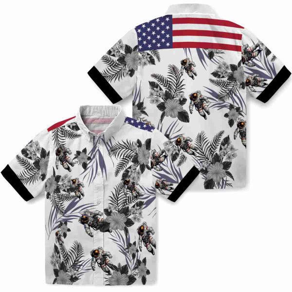 Nasa Patriotic Hibiscus Design Hawaiian Shirt Latest Model