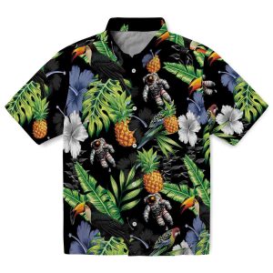 Nasa Toucan Hibiscus Pineapple Hawaiian Shirt Best selling