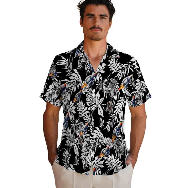 Nasa Tropical Leaf Hawaiian Shirt High quality