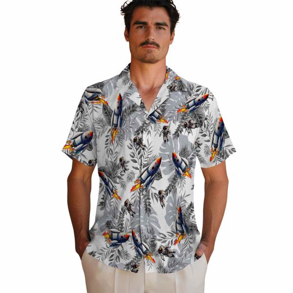 Nasa Tropical Leaves Hawaiian Shirt High quality