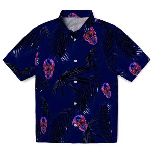 Neon Palm Leaf Hawaiian Shirt Best selling