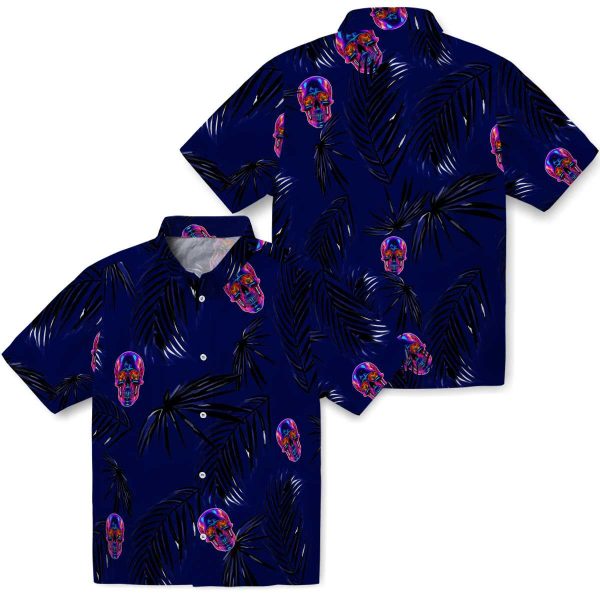 Neon Palm Leaf Hawaiian Shirt Latest Model