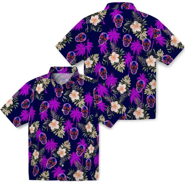 Neon Palm Tree Flower Hawaiian Shirt Latest Model