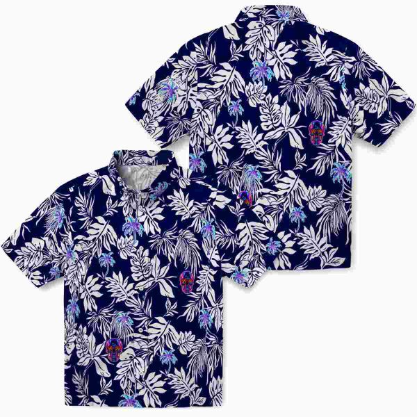 Neon Tropical Leaf Hawaiian Shirt Latest Model