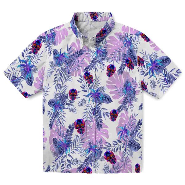 Neon Tropical Leaves Hawaiian Shirt Best selling