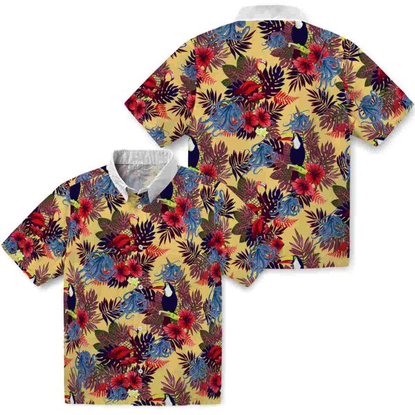 Octopus Floral Toucan Hawaiian Shirt Latest Model