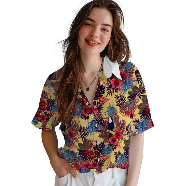 Octopus Floral Toucan Hawaiian Shirt Trendy