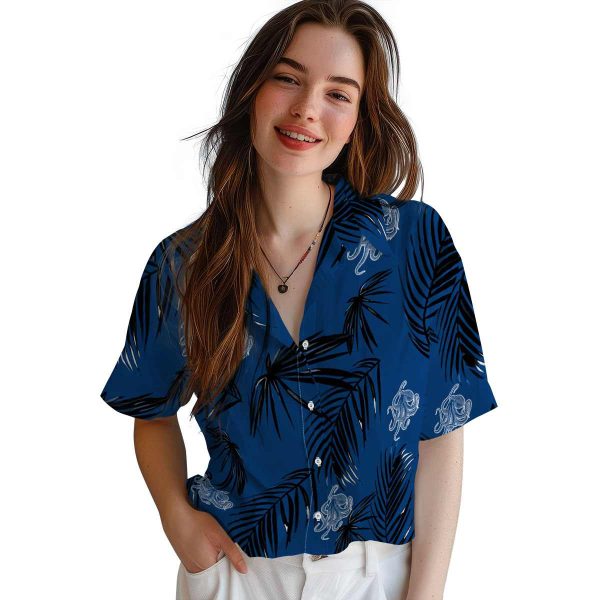 Octopus Palm Leaf Hawaiian Shirt Trendy