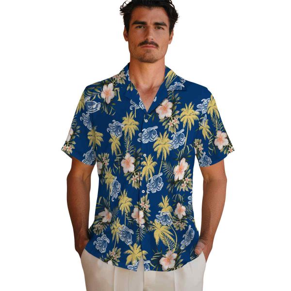 Octopus Palm Tree Flower Hawaiian Shirt High quality