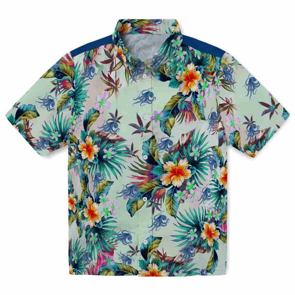 Octopus Tropical Foliage Hawaiian Shirt Best selling