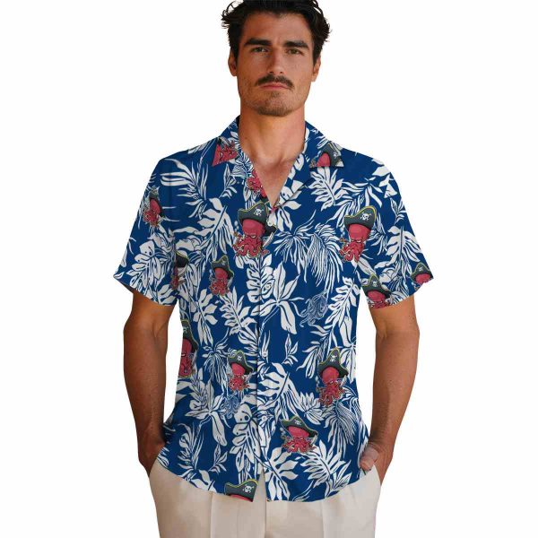 Octopus Tropical Leaf Hawaiian Shirt High quality