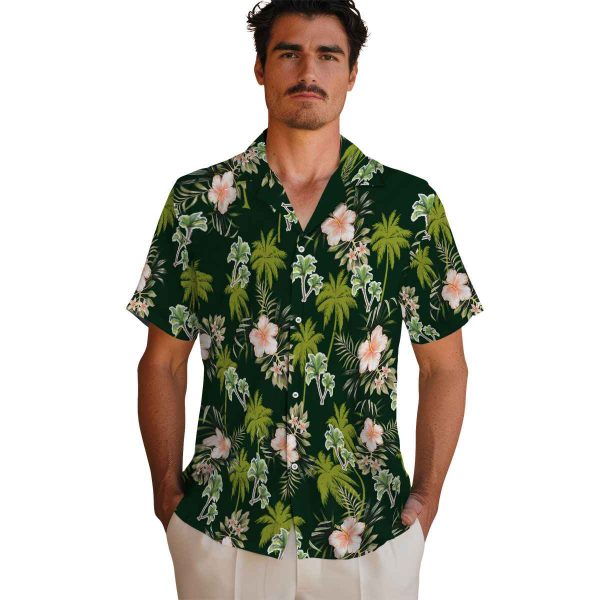 Palm Tree Palm Tree Flower Hawaiian Shirt High quality