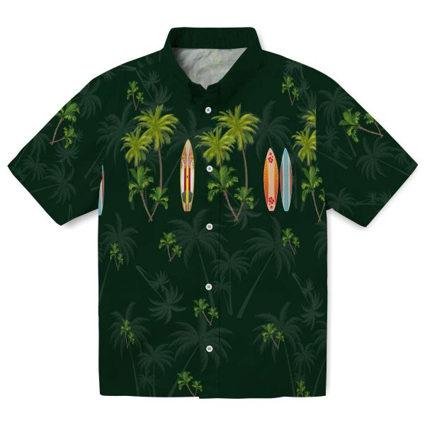 Palm Tree Surfboard Palm Hawaiian Shirt Best selling