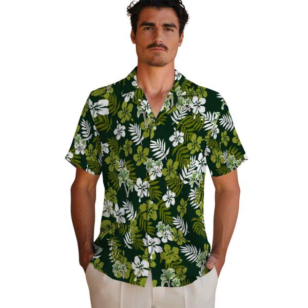 Palm Tree Tropical Floral Hawaiian Shirt High quality