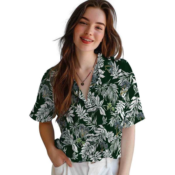 Palm Tree Tropical Leaf Hawaiian Shirt Trendy