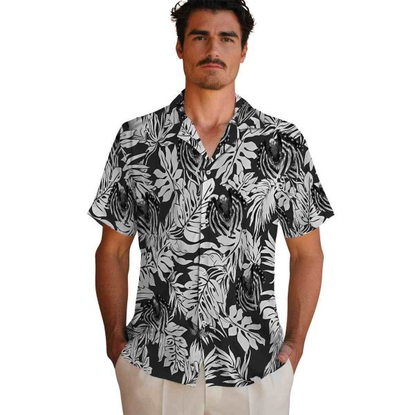 Patriotic Monstera Leaf Pattern Hawaiian Shirt High quality