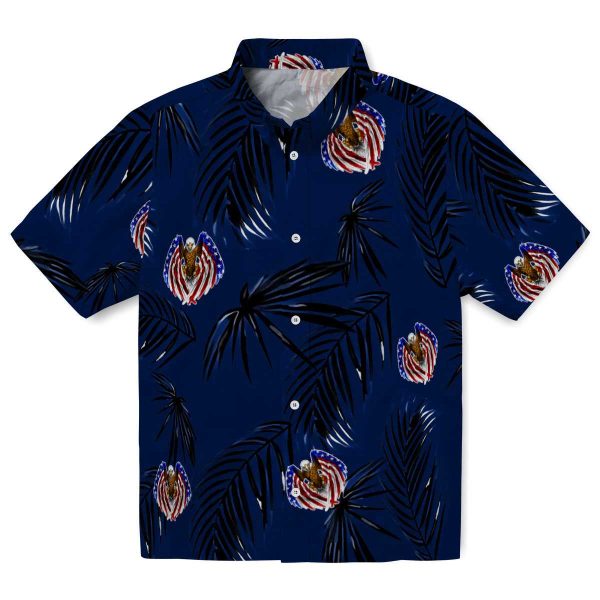 Patriotic Palm Leaf Hawaiian Shirt Best selling