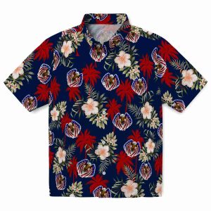 Patriotic Palm Tree Flower Hawaiian Shirt Best selling