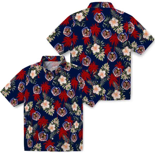 Patriotic Palm Tree Flower Hawaiian Shirt Latest Model