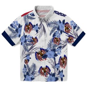 Patriotic Patriotic Hibiscus Design Hawaiian Shirt Best selling