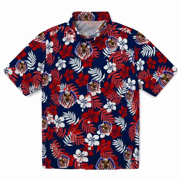 Patriotic Tropical Floral Hawaiian Shirt Best selling