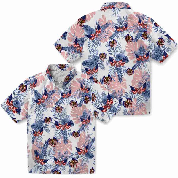 Patriotic Tropical Leaves Hawaiian Shirt Latest Model