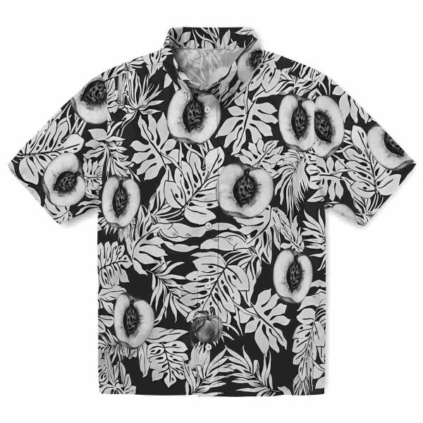 Peach Monstera Leaf Pattern Hawaiian Shirt Best selling