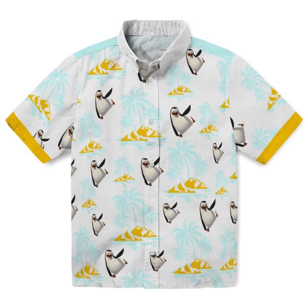 Penguin Palm Island Print Hawaiian Shirt Best selling