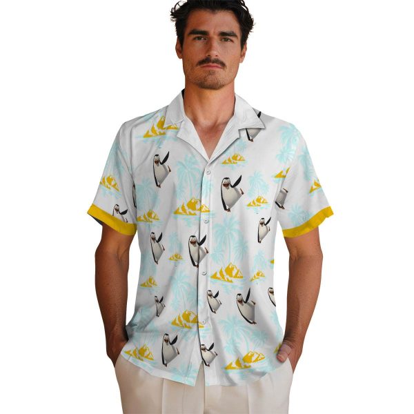 Penguin Palm Island Print Hawaiian Shirt High quality